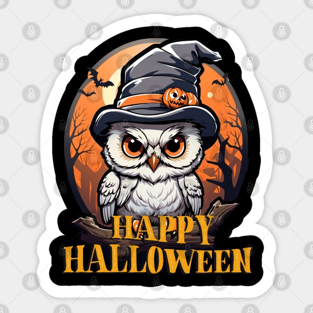 Happy Halloween Owl! Sticker by SocietyTwentyThree